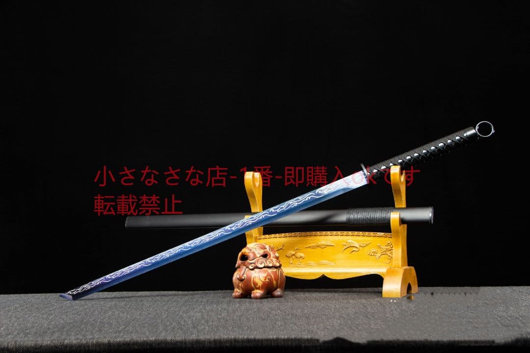 ブルーフレームリングトップナイフ 武具 刀装具 日本刀 唐剣 模擬刀 居合刀