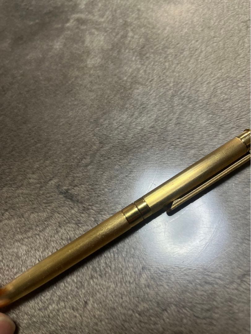 MONTBLANC 金色 スピンタイプ　ボールペン