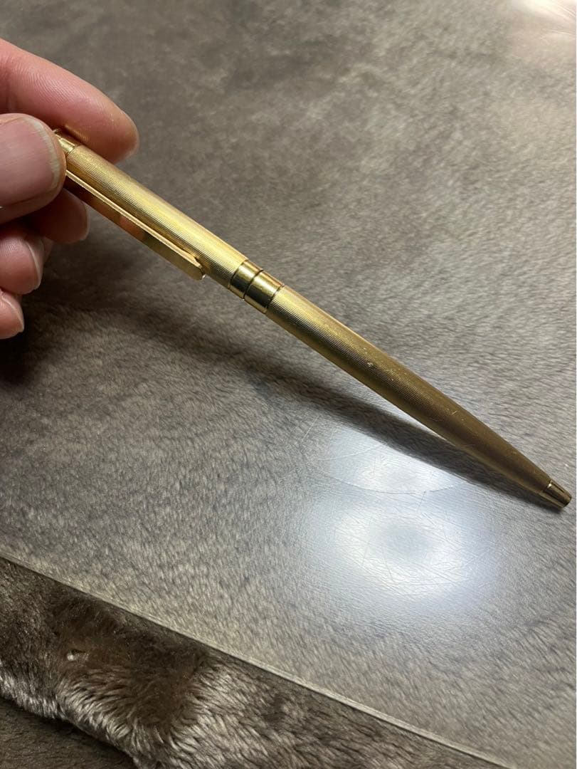 MONTBLANC 金色 スピンタイプ　ボールペン