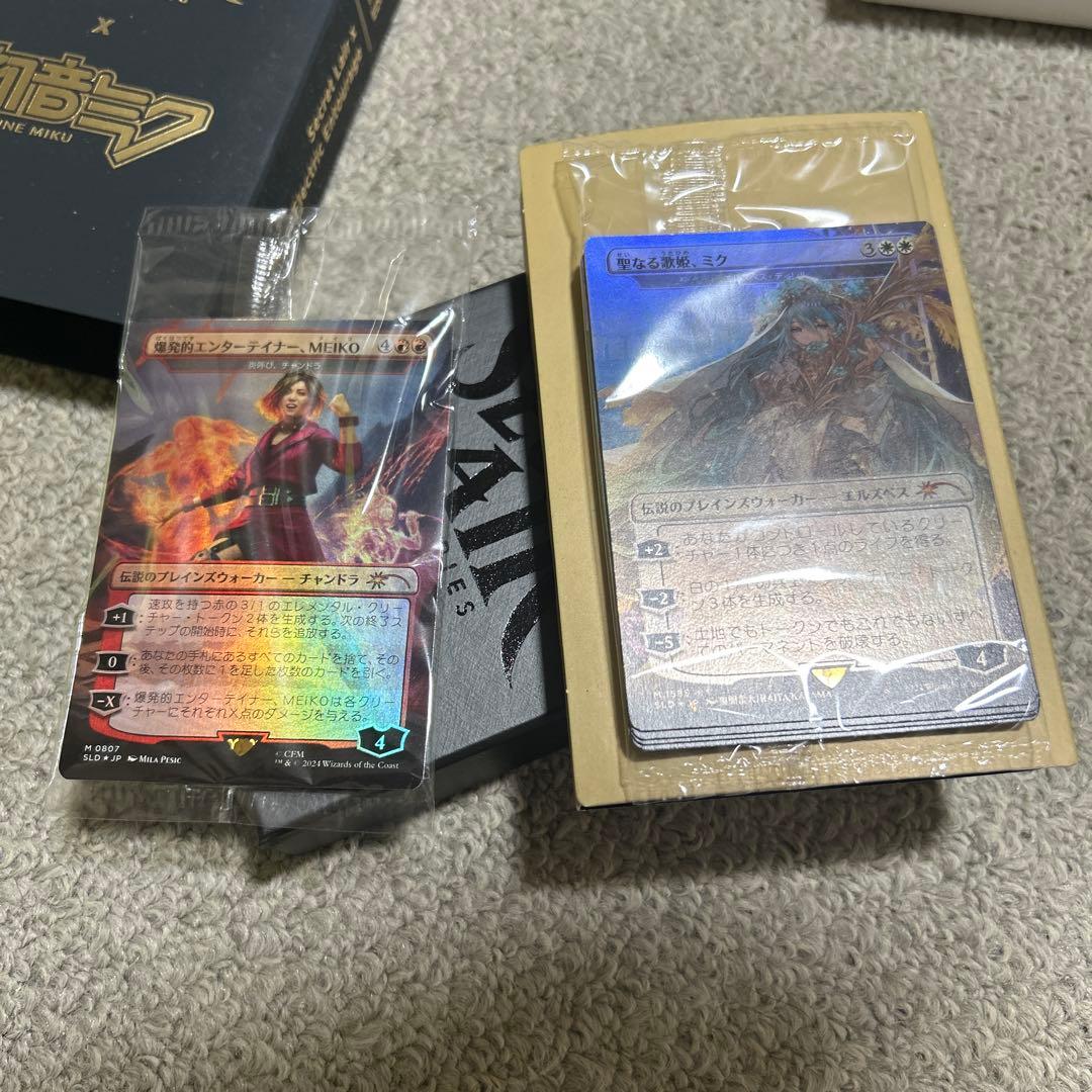 mtg 初音ミク　シークレットレイヤー　foil 日本語　春　夏　秋　開封済み