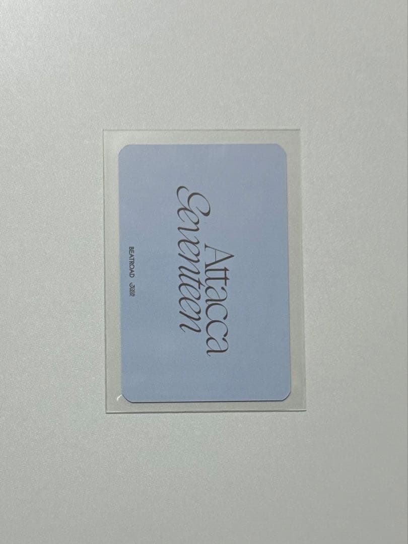 【1165】SEVENTEEN attacca ヨントン 特典 ウォヌ