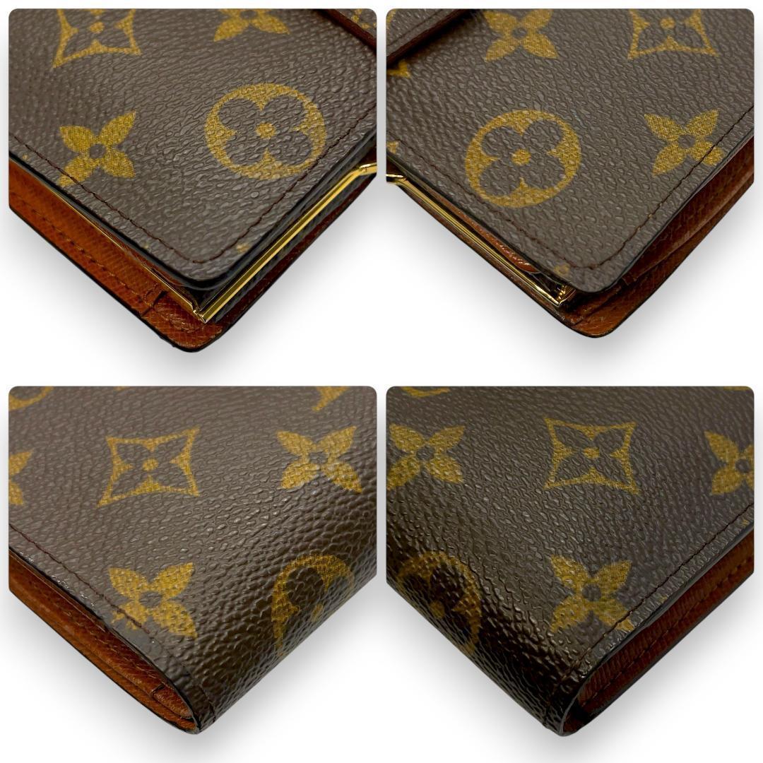 たまちゃん ルイヴィトン モノグラム 二つ折りがま口財布 ヴィエノワ