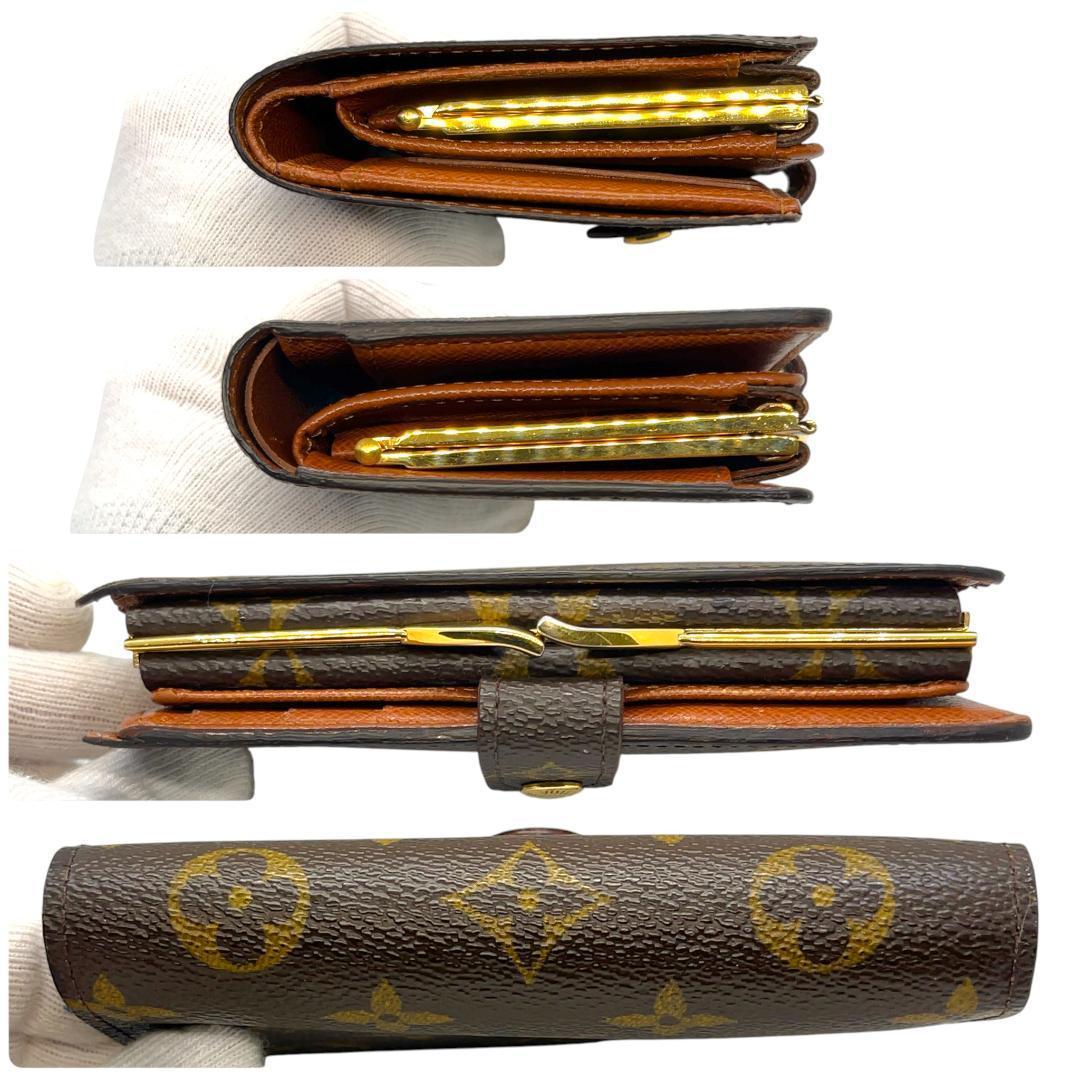 たまちゃん ルイヴィトン モノグラム 二つ折りがま口財布 ヴィエノワ
