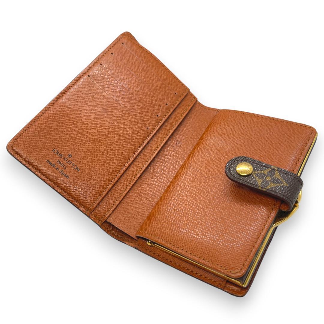たまちゃん ルイヴィトン モノグラム 二つ折りがま口財布 ヴィエノワ