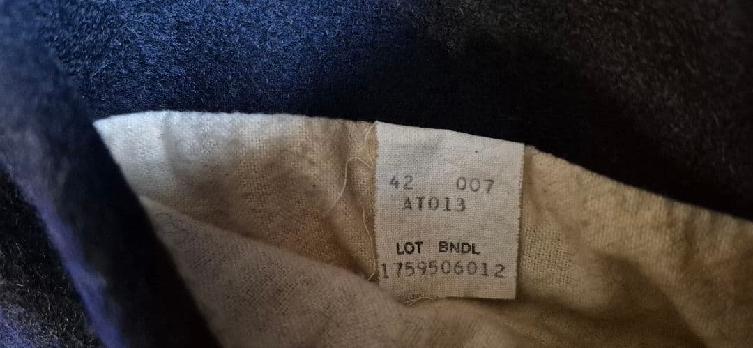 Schott シングルライダース ウールジャケット 42 ネイビー