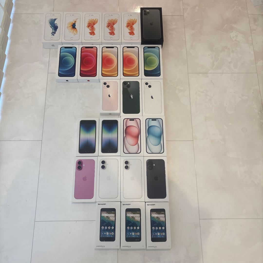 iPhoneモデル 空箱セット