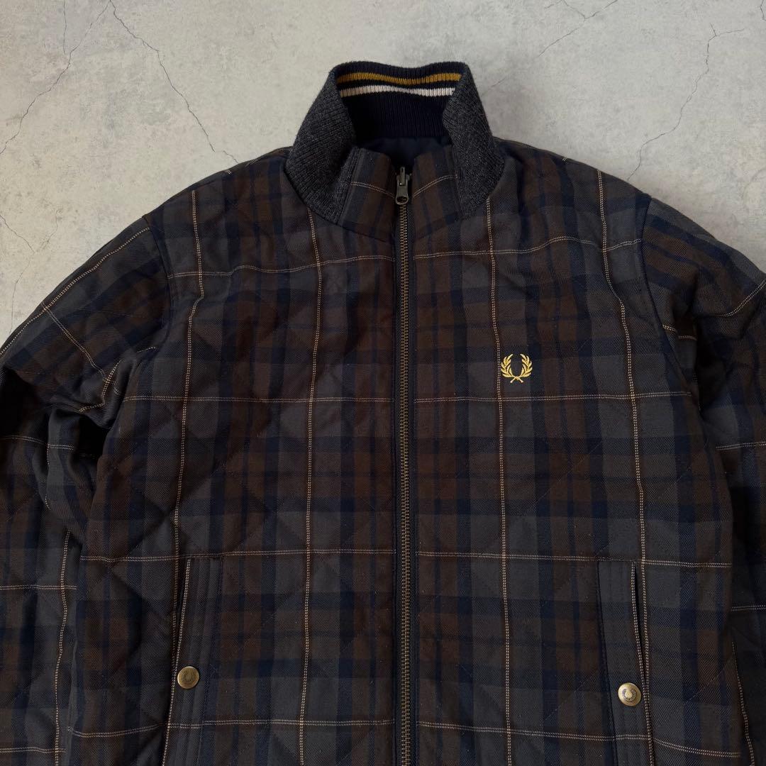 FRED PERRY リバーシブル フルジップ ジャケット ネイビー