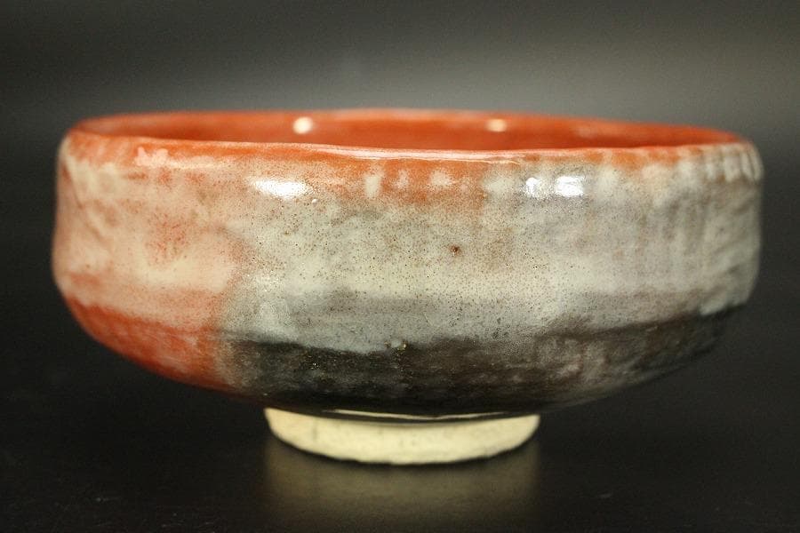 茶道具 赤楽平茶碗(BB471)