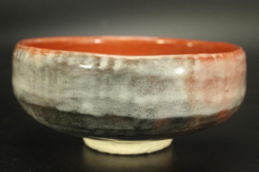 茶道具 赤楽平茶碗(BB471)