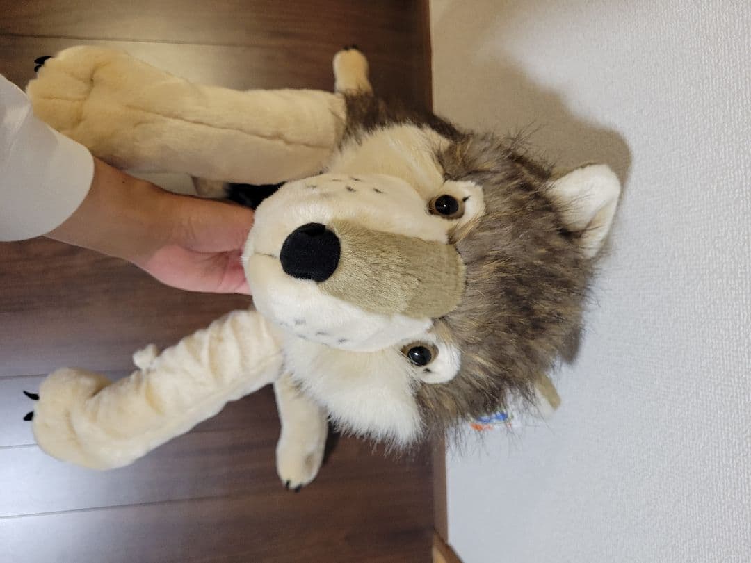 WILD REPUBLIC オオカミ ぬいぐるみ 大きめ