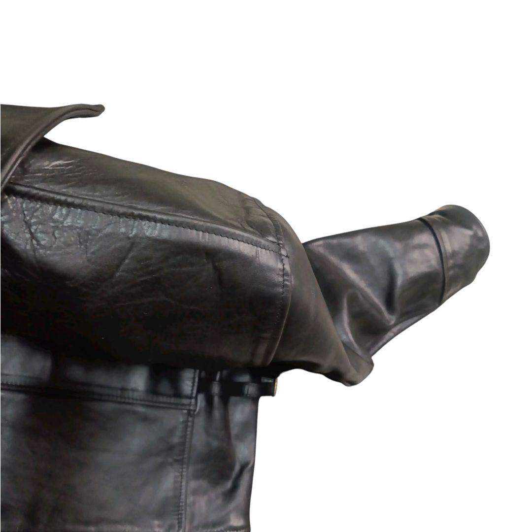 ✨AERO LEATHER 茶芯 ホースハイド カフェレーサーシングルライダース