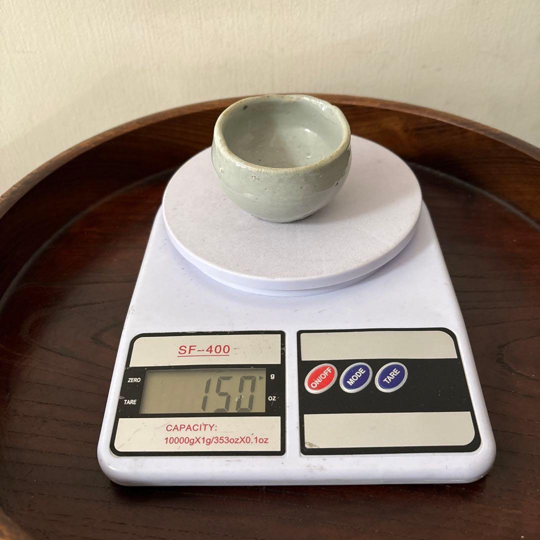 朝白磁盃　酒器　骨董　アンティーク　古美術　ぐい呑み 　検:白洲正子 秦秀雄