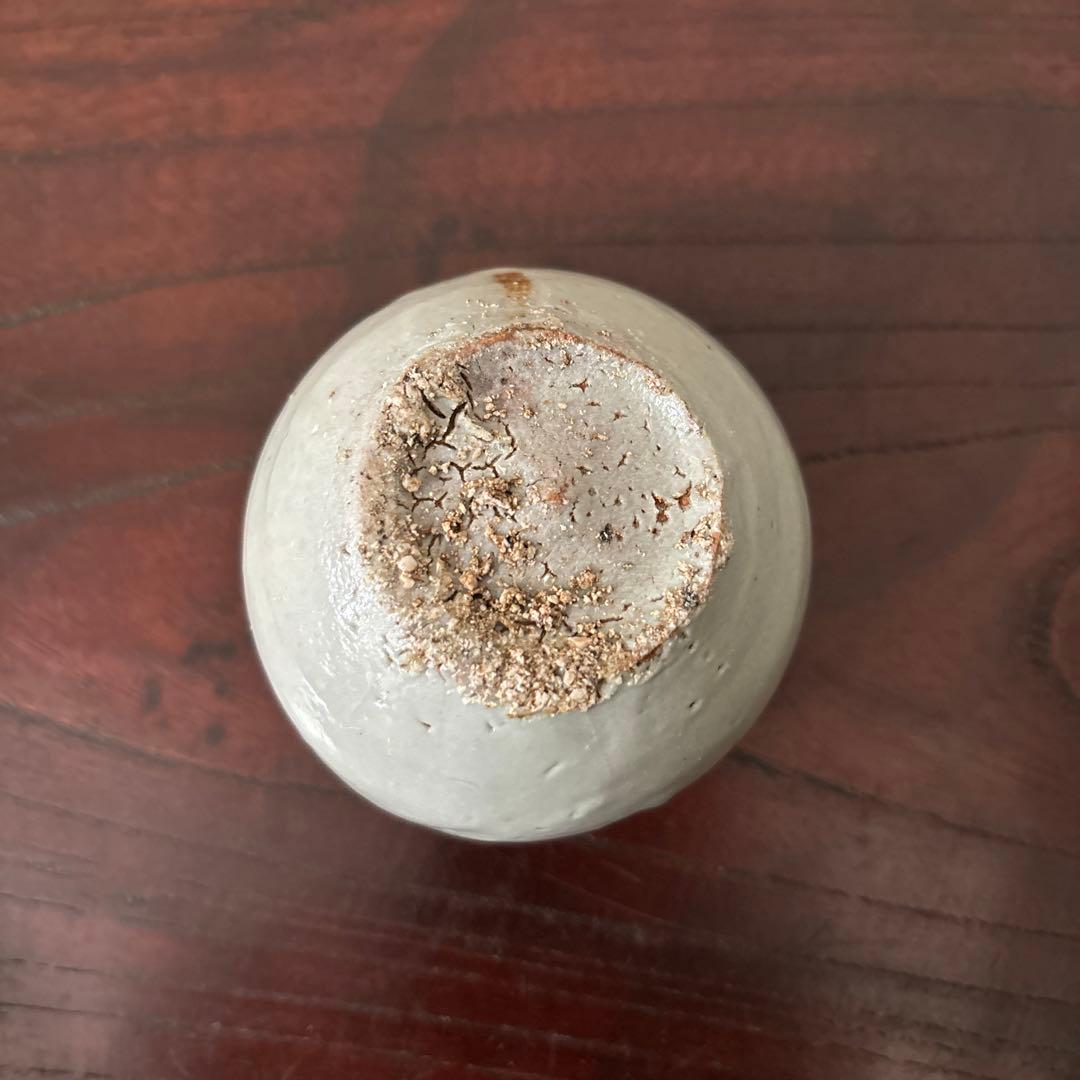 朝白磁盃　酒器　骨董　アンティーク　古美術　ぐい呑み 　検:白洲正子 秦秀雄