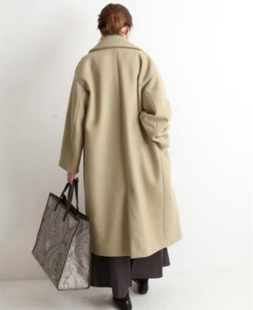 高級✨IENA MANTECO オーバーチェスターコート ベージュ　38