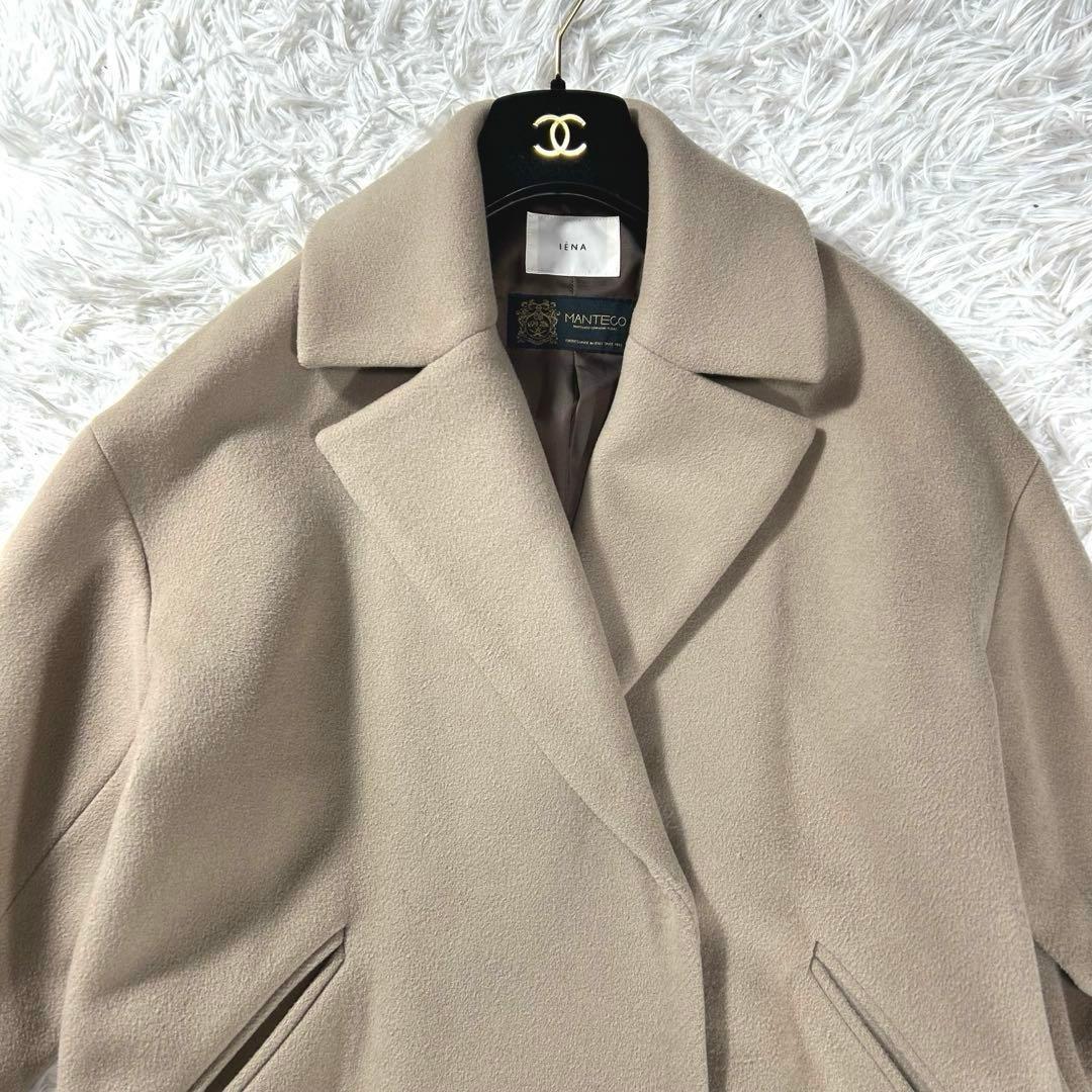 高級✨IENA MANTECO オーバーチェスターコート ベージュ　38