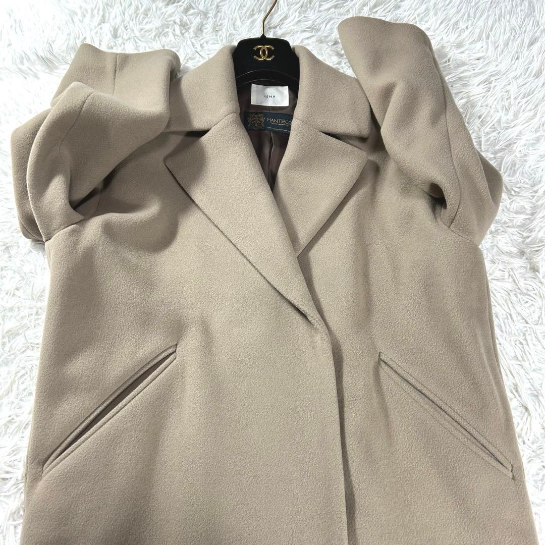高級✨IENA MANTECO オーバーチェスターコート ベージュ　38