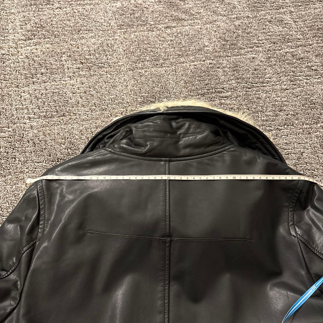 馬革×ラムファー　アンダーカバーライダースジャケット