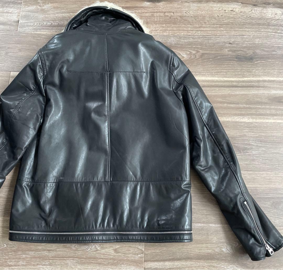 馬革×ラムファー　アンダーカバーライダースジャケット