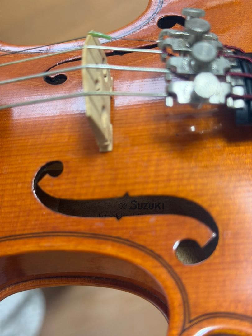シ*房様 バイオリン本体 ケース付き　suzuki 1/10