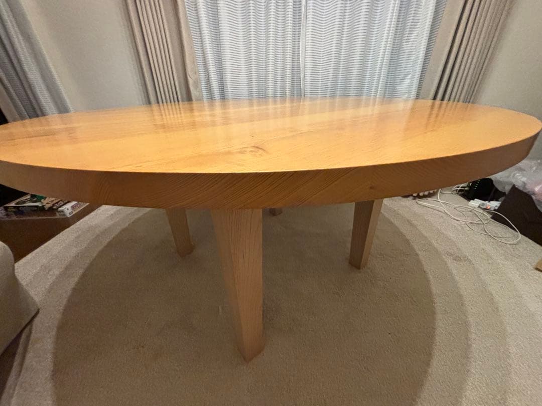 【The conran shop】ナチュラルウッド円形ダイニングテーブル