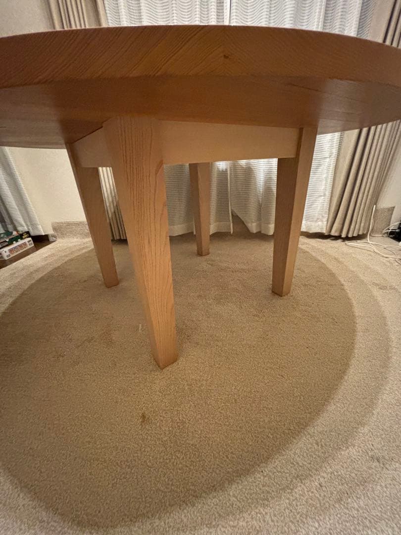 【The conran shop】ナチュラルウッド円形ダイニングテーブル