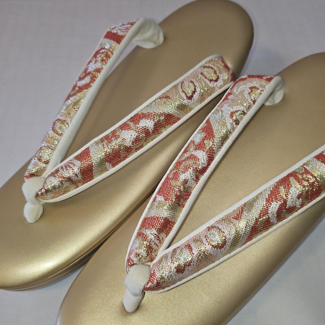 お値下げ‼️☆和装用バッグと草履セット☆成人式☆礼装☆帯地☆未使用