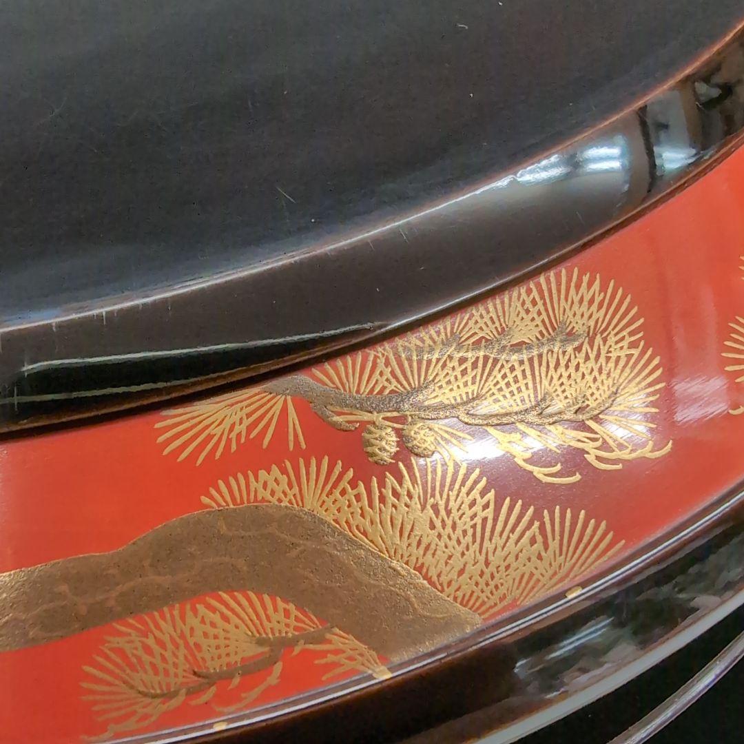 平安　象彦　西村彦兵衛　五清蒔絵　車軸形喰籠　茶道具