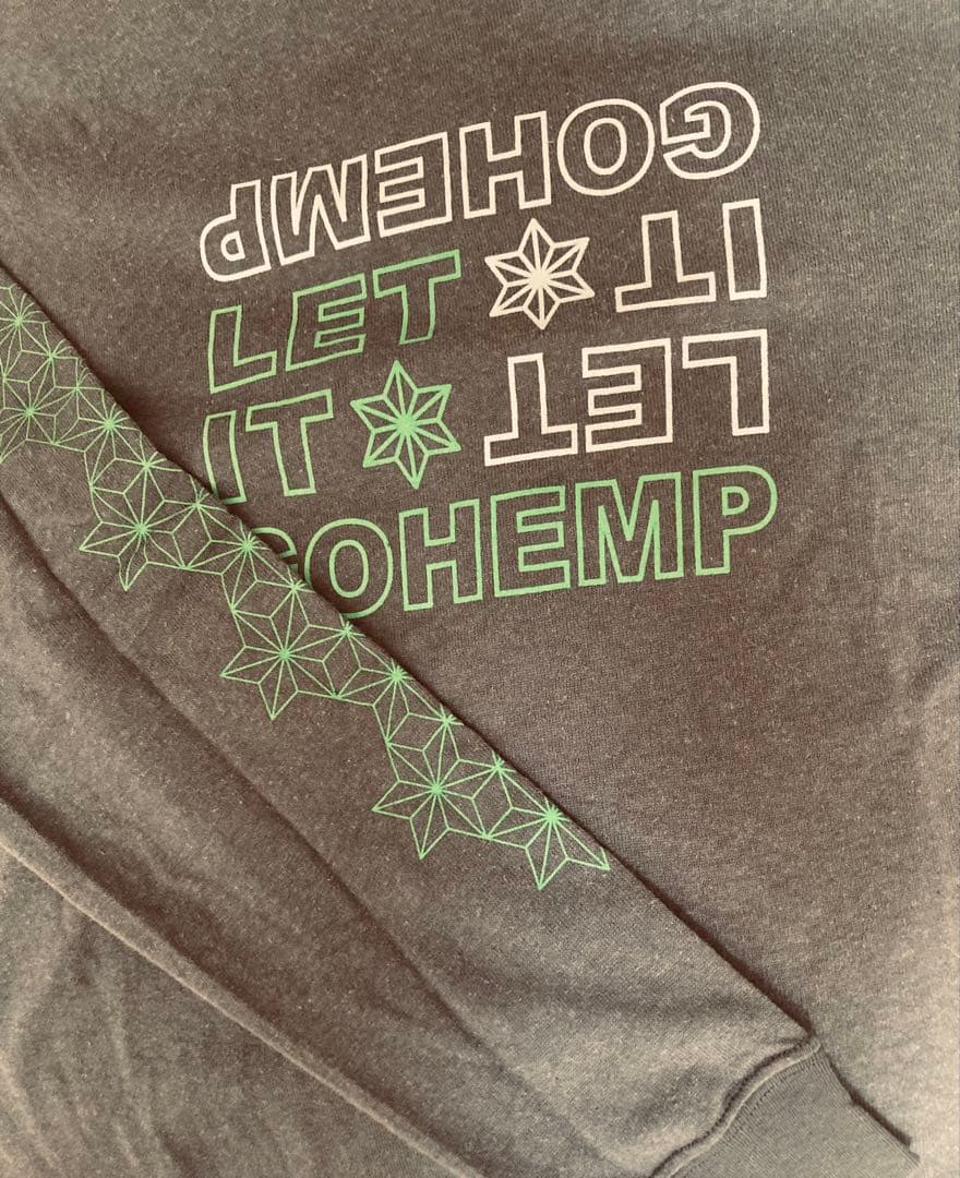 GOHEMP★新品未使用品LET IT GOHEMP★ロンTユニセックスMサイズ