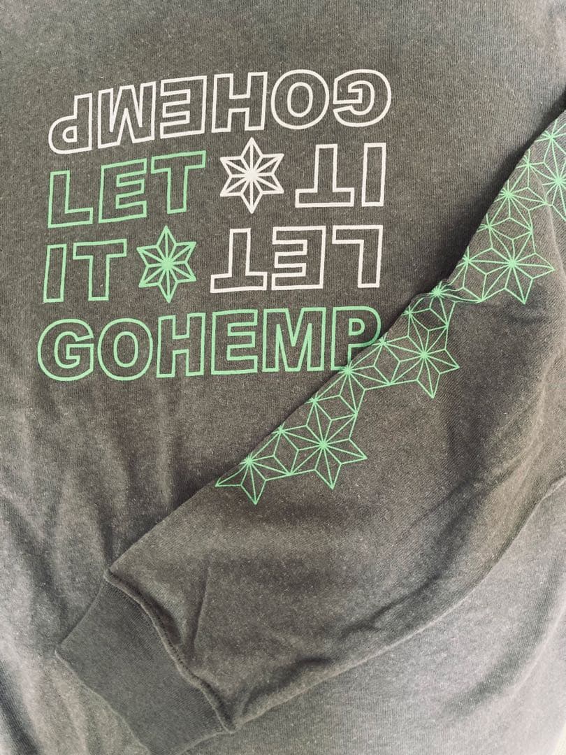 GOHEMP★新品未使用品LET IT GOHEMP★ロンTユニセックスMサイズ