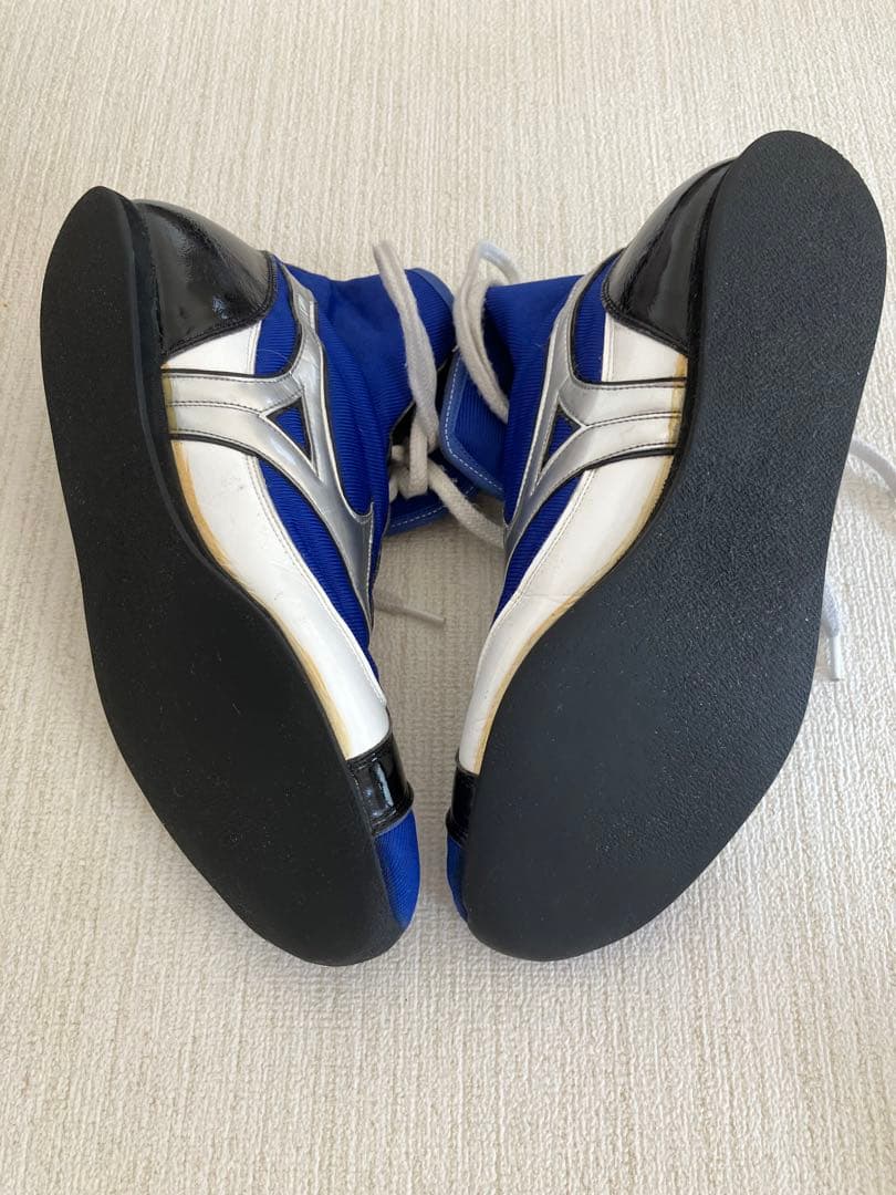 Mizuno ボクシングシューズ 青と黒
