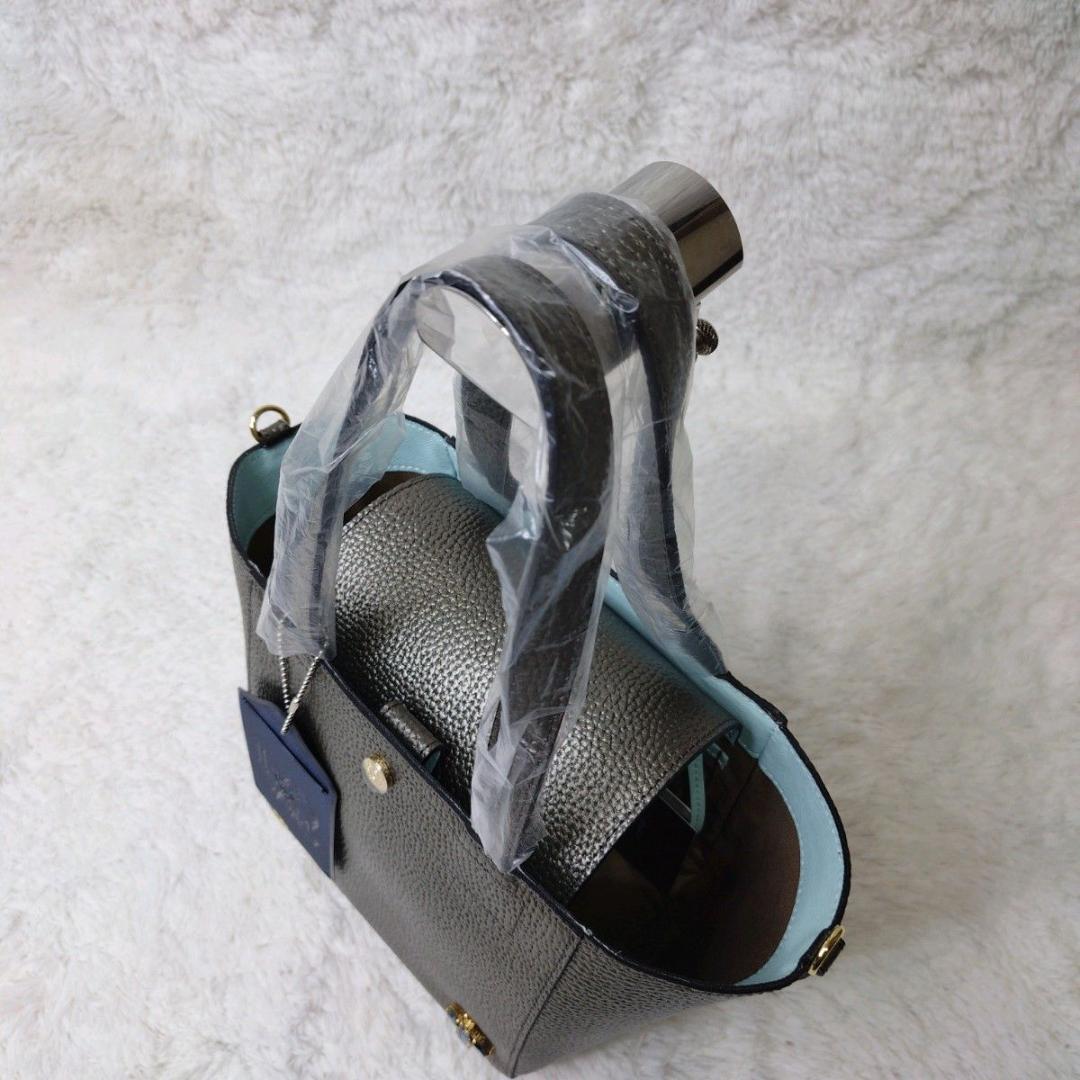 【新品未使用】 ADMJ エーディーエムジェイ ハンドバッグ ビー グレー