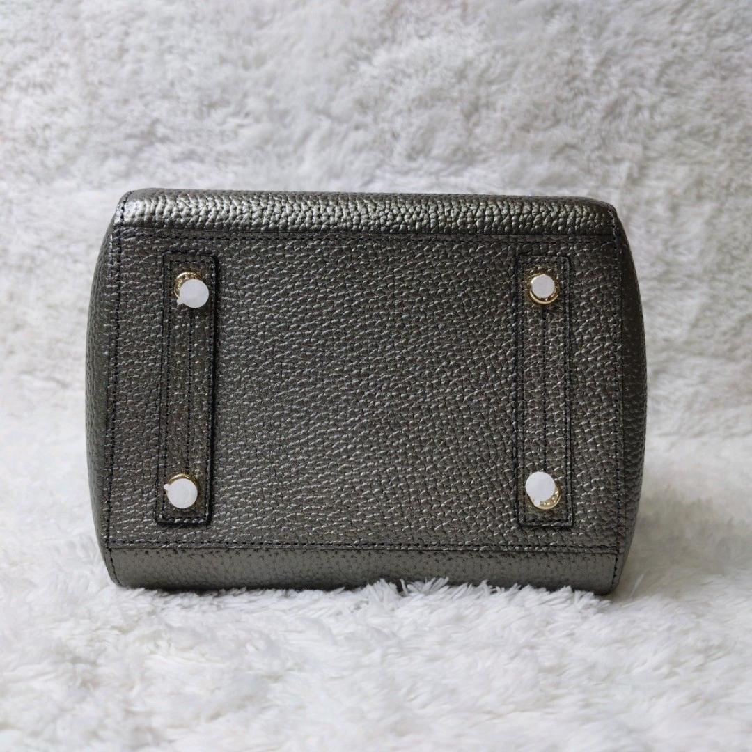 【新品未使用】 ADMJ エーディーエムジェイ ハンドバッグ ビー グレー