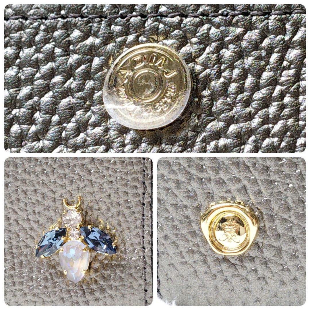 【新品未使用】 ADMJ エーディーエムジェイ ハンドバッグ ビー グレー