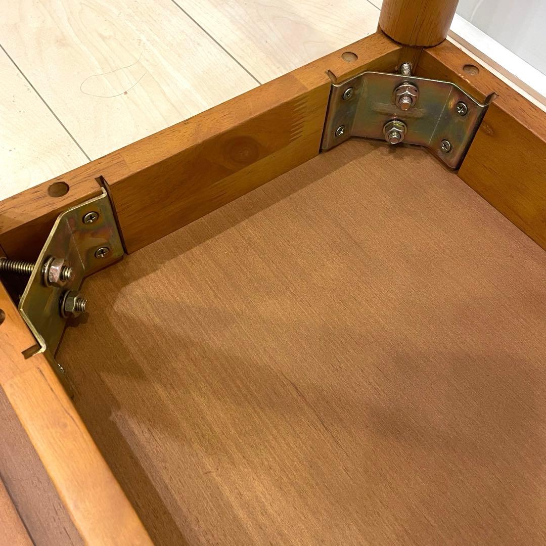 【極美品】弘益 ヘント 天然木 ダイニングテーブル サイドテーブル 北欧風