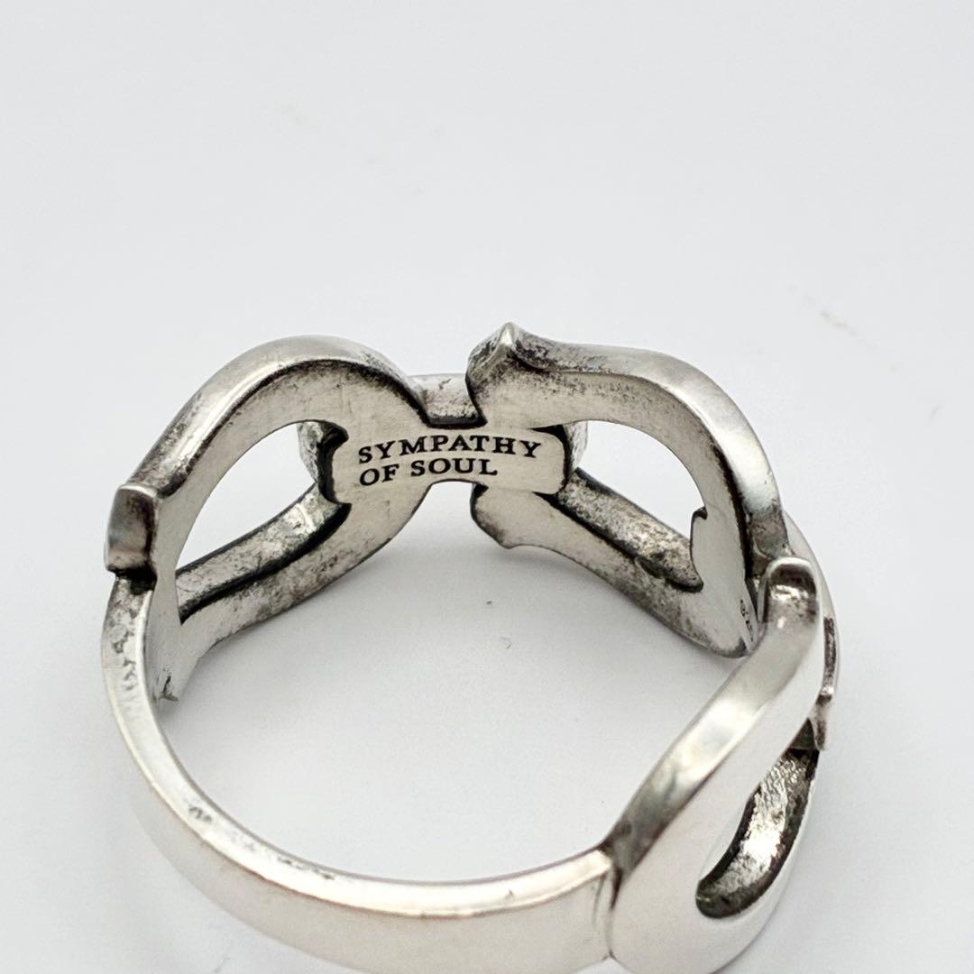 SYMPATHY OF SOUL トリニティホースシューリンク 指輪 925