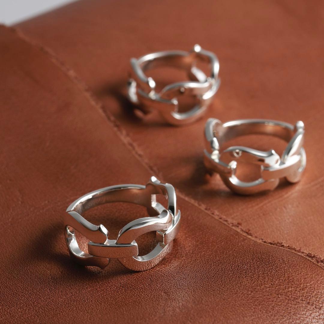 SYMPATHY OF SOUL トリニティホースシューリンク 指輪 925