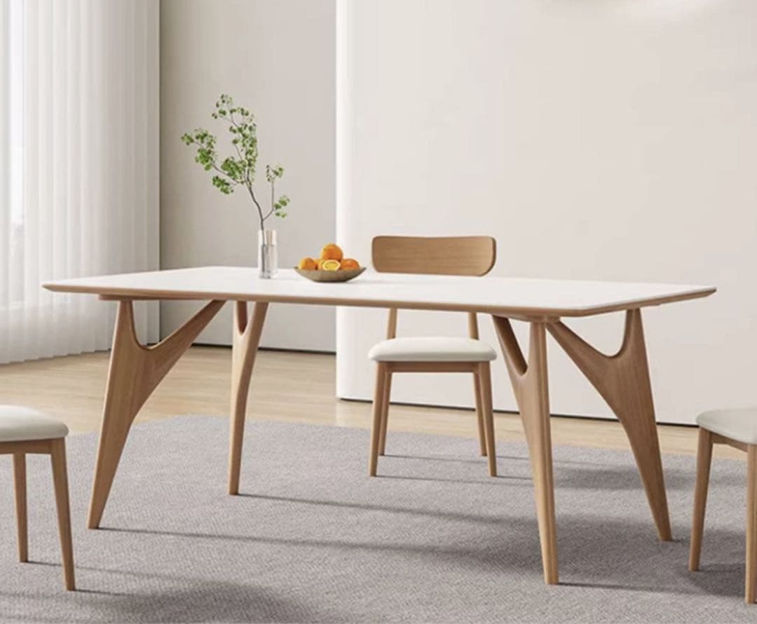 MUTUKI ダイニングテーブル140cm 北欧風　セラミック天板　2人4人