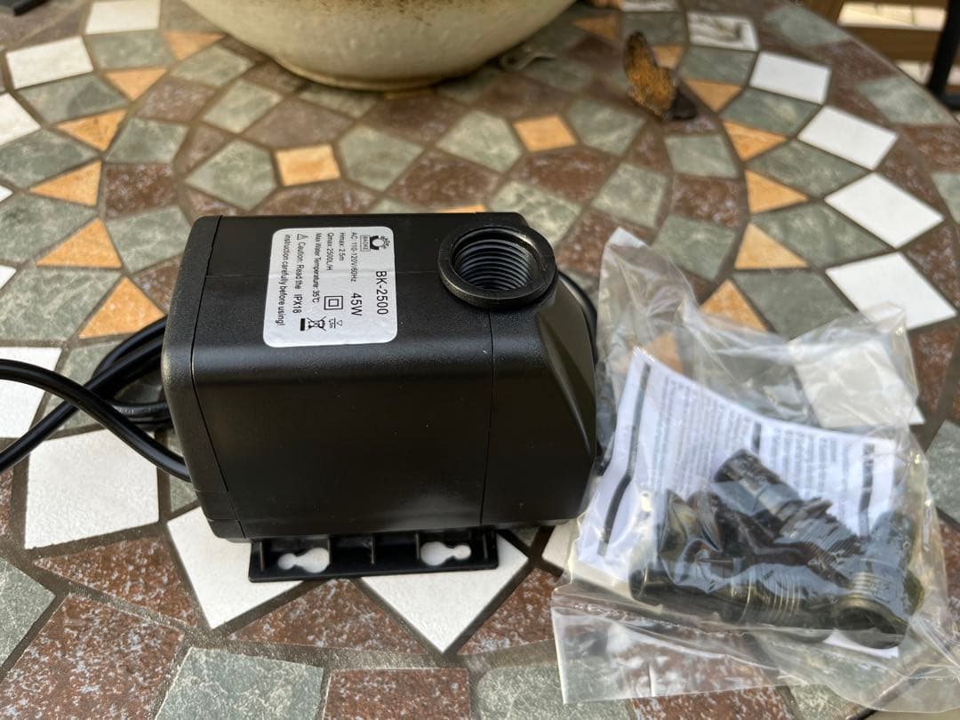 水中ポンプお任せ濾過材付きフルセット 水槽池用濾過器フィルター到着すぐ使える状態