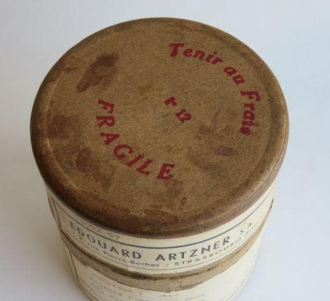 120■フランスアンティーク Sarrguemines▼ボンボニエール 小物入れ