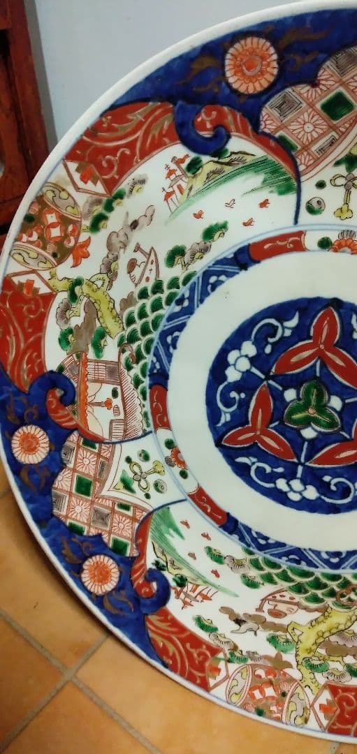 古伊万里の大皿です37センチです