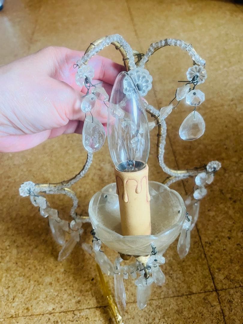 シャンデリア　ヴィンテージ品　おまけ付き