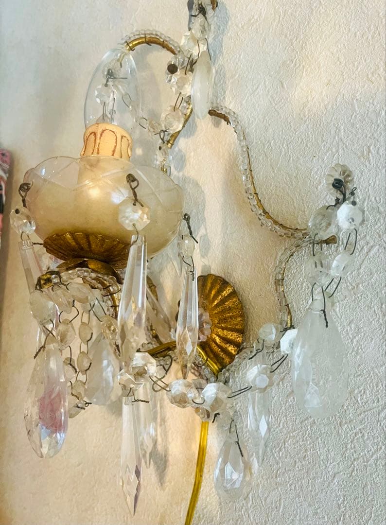 シャンデリア　ヴィンテージ品　おまけ付き