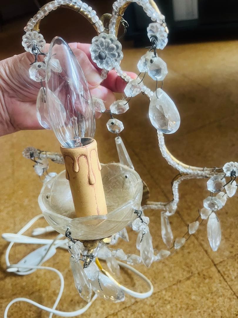 シャンデリア　ヴィンテージ品　おまけ付き