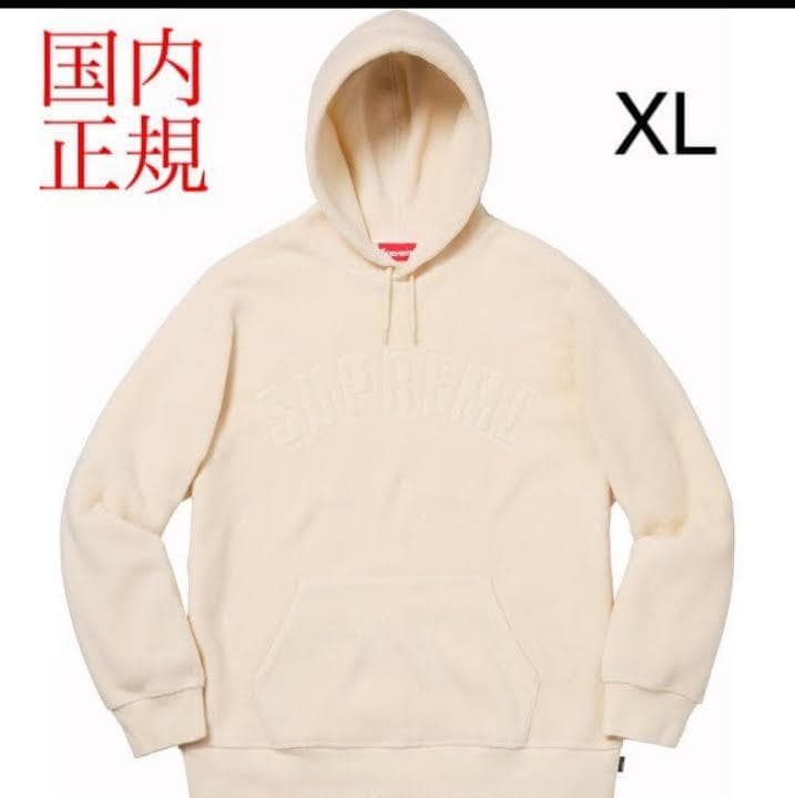 Supreme Polartec Hooded Natural フリース　XL