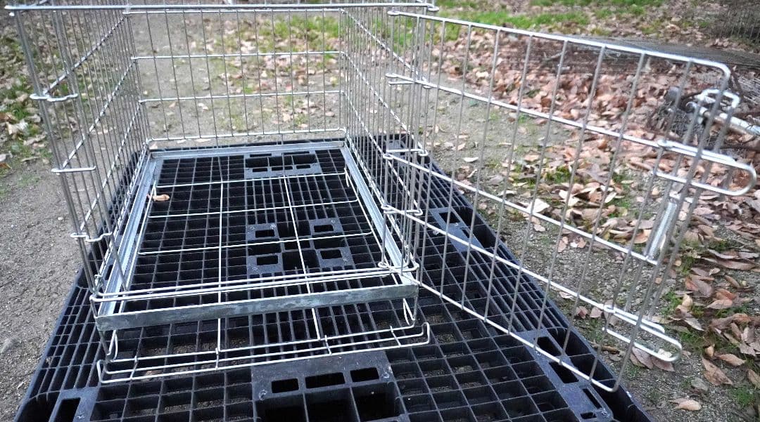 小型犬用 ステンレスケージ ハチコウ Mサイズ フロントオープン