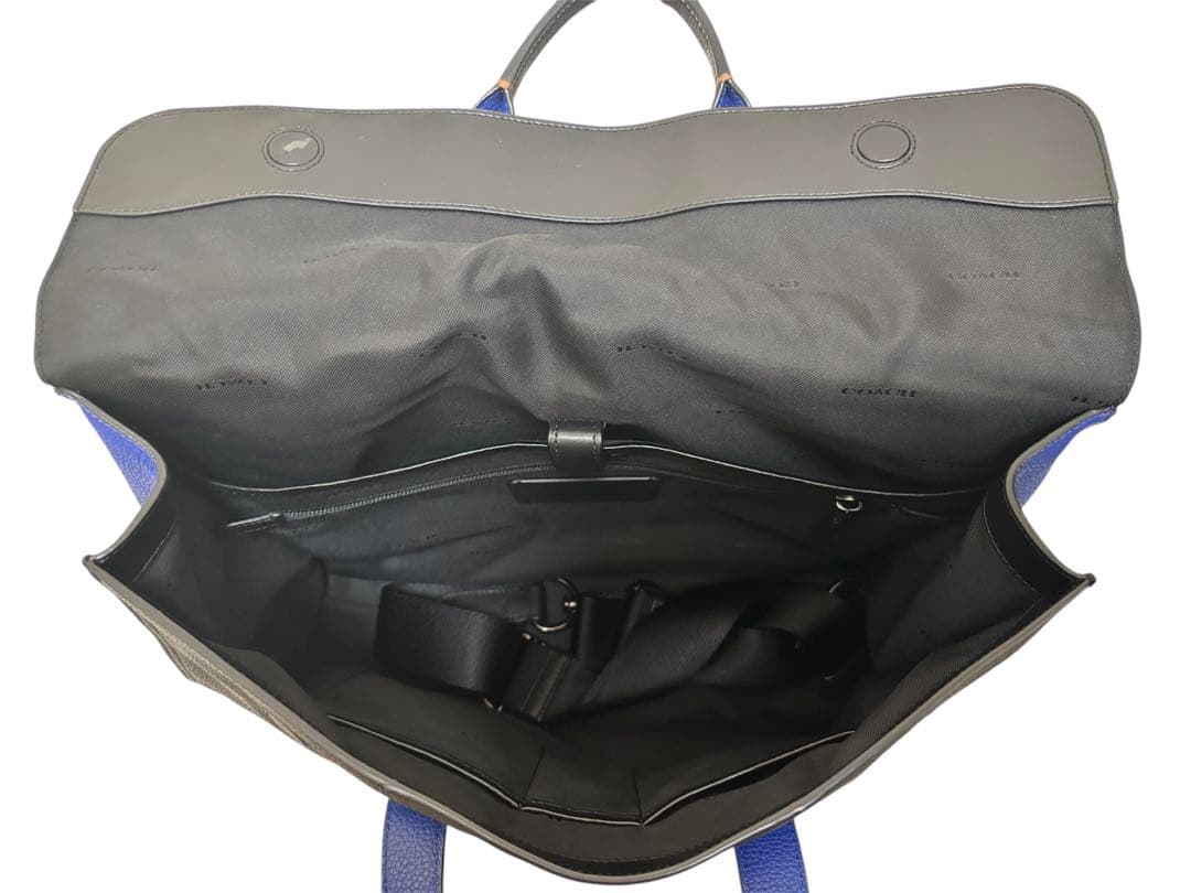 COACH ビジネスバッグ 黒 紐付き