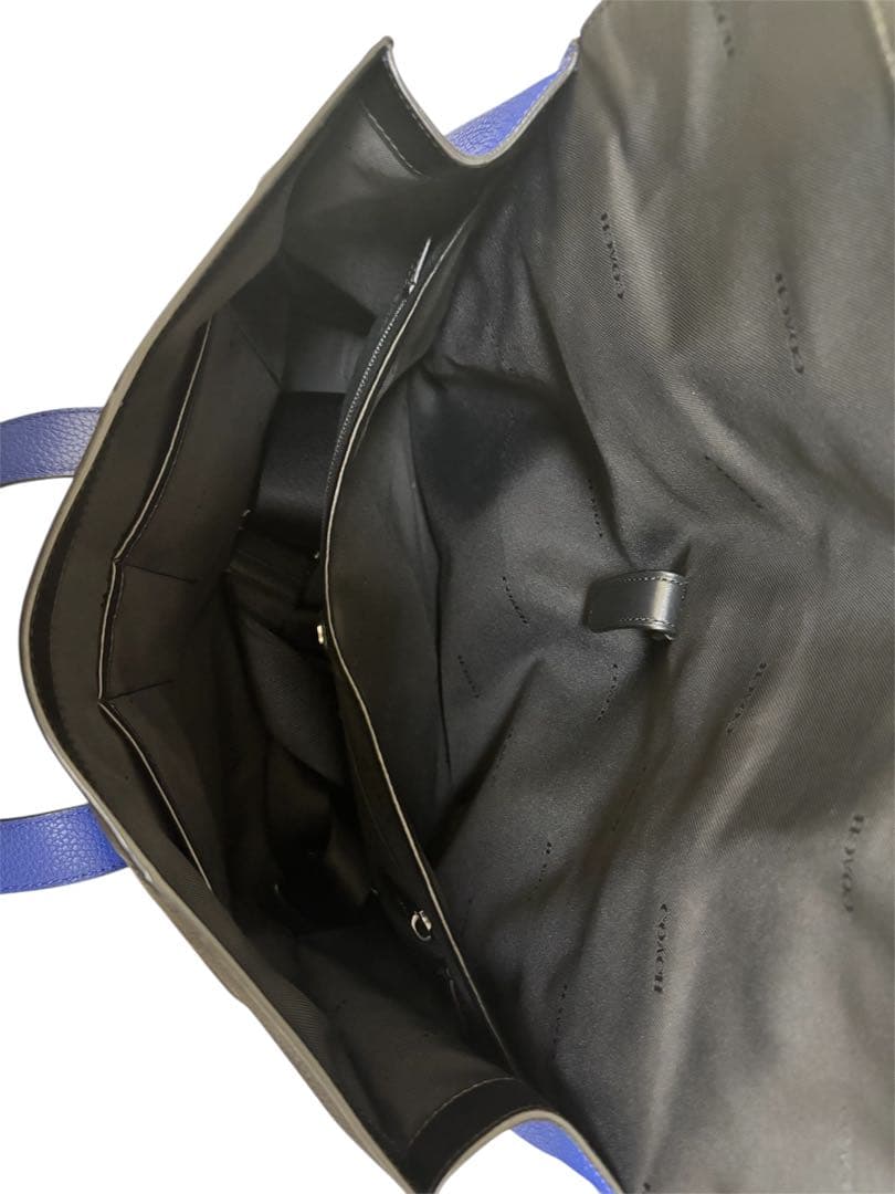 COACH ビジネスバッグ 黒 紐付き