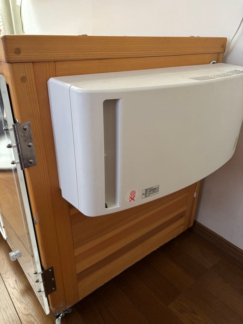 犬小屋製作工房K防音ケージ　犬用木製ケージ 透明扉付き