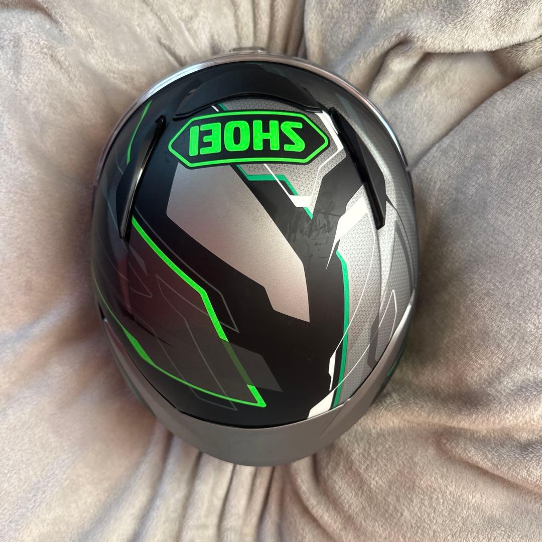 SHOEI フルフェイスヘルメット　Z8 ブラック/グリーン　(カプリッチョ)