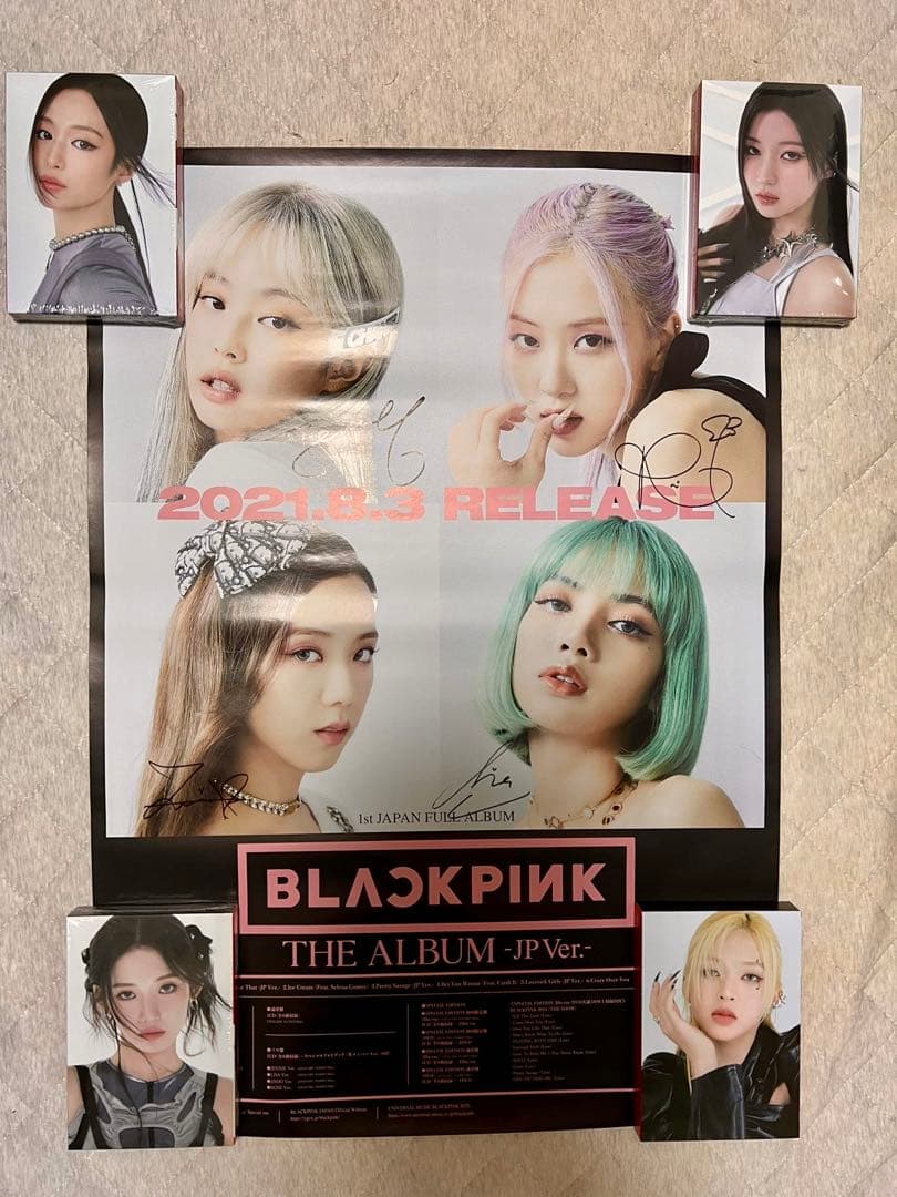BLACKPINK アルバム特典　全員直筆（手書き）サイン入りポスター